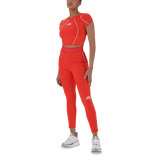 ASTRID RED ACTIVE LEGGINGS