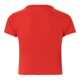 ALANA RED ACTIVE CROPPED TOP