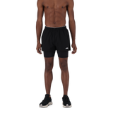 AMOS BLACK 2-IN-1 ACTIVE SHORTS