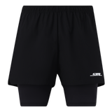 AMOS BLACK 2-IN-1 ACTIVE SHORTS