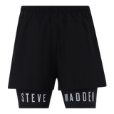 AMOS BLACK 2-IN-1 ACTIVE SHORTS