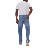KAIRO SLIM STRAIGHT MID WASH JEANS