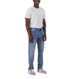 KAIRO SLIM STRAIGHT MID WASH JEANS