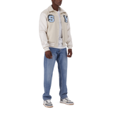 JETT CREAM BASEBALL JACKET