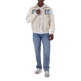 JETT CREAM BASEBALL JACKET