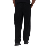 JULIO BLACK STRAIGHT LEG JOGGER WITH EMBOSSED LOGO