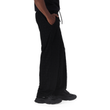 JULIO BLACK STRAIGHT LEG JOGGER WITH EMBOSSED LOGO