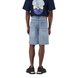 DEAN MID BLUE DENIM JORT