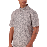 LIAN KHAKI PRINTED SHIRT