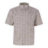 LIAN KHAKI PRINTED SHIRT