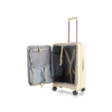 MANHATTAN JET SET CREAM LUGGAGE SET OF 3 TRAVEL CASES