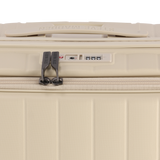 MANHATTAN JET SET CREAM LUGGAGE SET OF 3 TRAVEL CASES