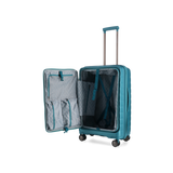 MANHATTAN JET SET TEAL BLUE LUGGAGE - MEDIUM 64cm