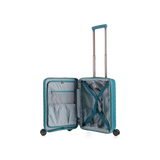 MANHATTAN JET SET TEAL BLUE LUGGAGE SET OF 3 TRAVEL CASES