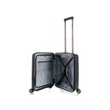 MANHATTAN JET SET BLACK LUGGAGE SET OF 3 TRAVEL CASES