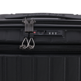 MANHATTAN JET SET BLACK LUGGAGE SET OF 3 TRAVEL CASES