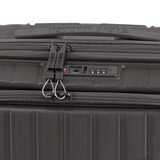 MANHATTAN JET SET GREY LUGGAGE SET OF 3 TRAVEL CASES