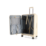 MANHATTAN JET SET CREAM LUGGAGE SET OF 3 TRAVEL CASES
