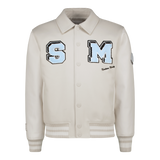 JETT CREAM BASEBALL JACKET