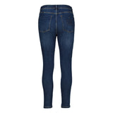 ZOE CONTOUR CURVY DARK WASH SKINNY WITH BUTTON FLY