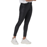 ZOE CONTOUR CURVY BLACK WET LOOK SKINNY