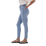 ZOE CONTOUR CURVY MID WASH SKINNY