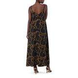 ZAHARA BLACK CAMISOLE DRESS