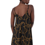 ZAHARA BLACK CAMISOLE DRESS