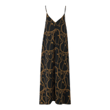 ZAHARA BLACK CAMISOLE DRESS