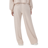 CHAYA STONE WIDE LEG JOGGER WITH EMBOSSED LOGO