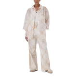 BRIELLE STONE WIDE LEG PANT