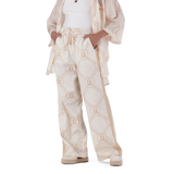 BRIELLE STONE WIDE LEG PANT