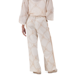 BRIELLE STONE WIDE LEG PANT