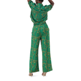 WENDY GREEN WIDE LEG PANT