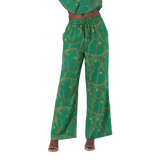 WENDY GREEN WIDE LEG PANT