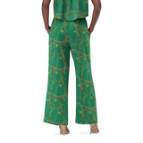 WENDY GREEN WIDE LEG PANT