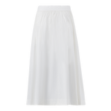 FAE WHITE FLARE SKIRT