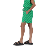 AYRA EMERALD ALLOVER PRINTED LOGO SHORTS