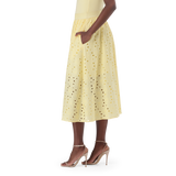 DAKOTA LEMON FLARE SKIRT