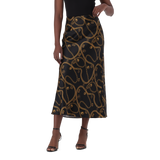 ASHA BLACK BIAS MIDAXI SKIRT