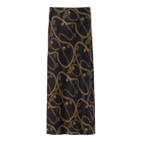 ASHA BLACK BIAS MIDAXI SKIRT