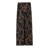 ASHA BLACK BIAS MIDAXI SKIRT