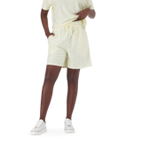 BELLA LEMON EMBOSSED LOGO JOGGER SHORTS