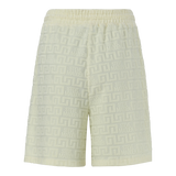 BELLA LEMON EMBOSSED LOGO JOGGER SHORTS