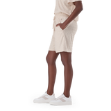 BELLA STONE EMBOSSED LOGO JOGGER SHORTS