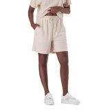 BELLA STONE EMBOSSED LOGO JOGGER SHORTS