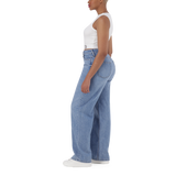 BRIA WHITE HIGH NECK FITTED TOP