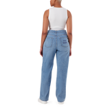 BRIA WHITE HIGH NECK FITTED TOP