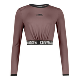 TIANA DARK TAUPE ACTIVE TOP