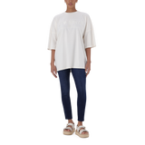 ODESSA CREAM OVERSIZED BOXY T-SHIRT